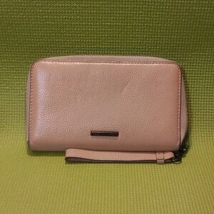 Rebecca Minkoff  Tan Phone Leather Wallet